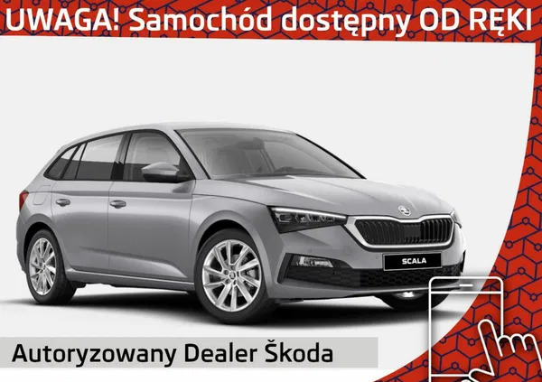 samochody osobowe Skoda Scala cena 114200 przebieg: 3, rok produkcji 2023 z Szczekociny